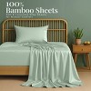 4 Piece Viscose from Bamboo Cooling sheets Ultra Soft 100% Organic Deep Pocket Luxury Bed Sheets with Pillowcases - Lux Decor Collection - 3 of 4