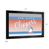 NBA Hardwood Classics Black Framed Bar Mirror by Trademark Gameroom - 2 of 4