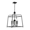 Crystorama Lighting Sylvan 4 - Light Chandelier in  Black Forged - 3 of 4