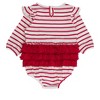 RuffleButts Baby Toddler Girls Long Sleeve Flutter Bubble Romper - 2 of 2