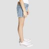 Levi's® Girls' Girlfriend Jean Shorts - Distressed Light Wash - image 2 of 4