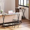 41.3/33.5" Industrial Narrow Console Table, 2-Tier Entryway Wood Table w/Metal Frame for Entryway, Hallway, Living Room - 4 of 4