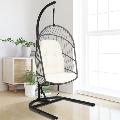 Egg wicker cheap chair target