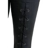 Women's High Waist Leggings With Lace Up Details - umgee - 4 of 4
