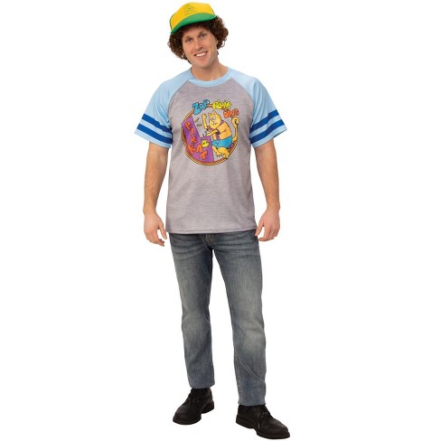 Stranger Things Dustin Arcade Cats Shirt Adult Costume : Target