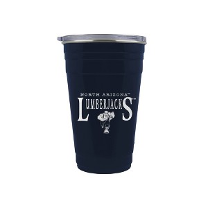 NCAA Northern Arizona Lumberjacks Tailgater Tumbler - 22oz: Stainless Steel, Acrylic Lid - 1 of 2
