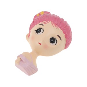 Unique Bargains Decorative Magnets Magnetic Fridge Sticker Irregular Shape Resin Lilac Beige 1Pc - 1 of 3