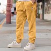 Dalix Astronaut Embroidery Washed Midweight Jogger Fleece Sweatpants Soft Lounge Pant Drawstring Waistband Pockets Mens - 4 of 4