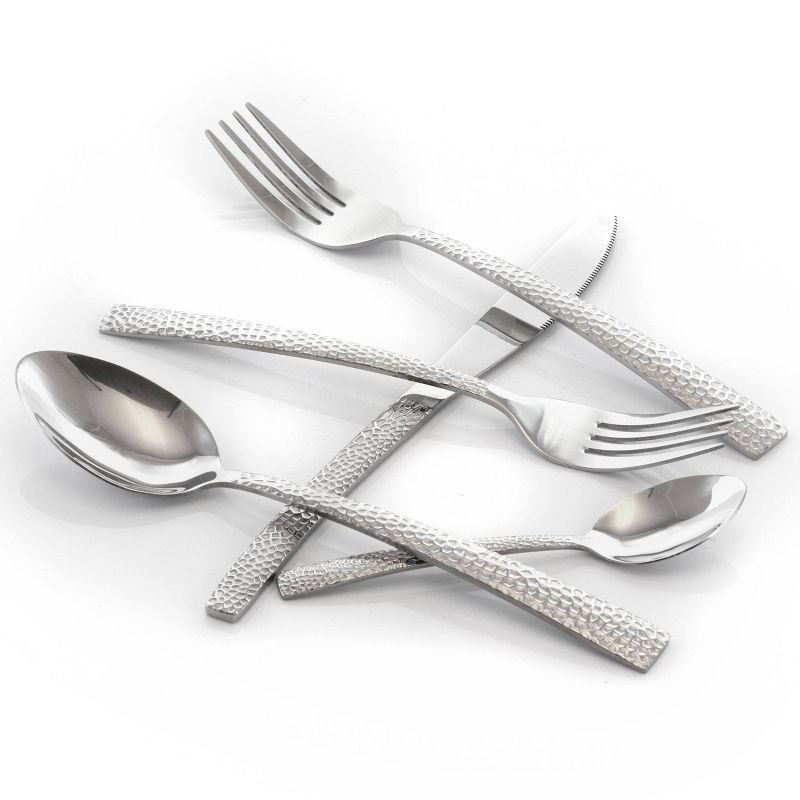 20pc Stainless Steel Baily Silverware Set Silver - MegaChef, 3 of 7