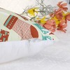 Unique Bargains Home Office Sofa Chair Couch Christmas Printed Velvet Throw Pillow Covers Set of 2 - 4 of 4