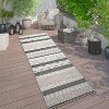 World Rug Gallery Marbella Contemporary Boho Indoor/Outdoor Area Rug - 2 of 4