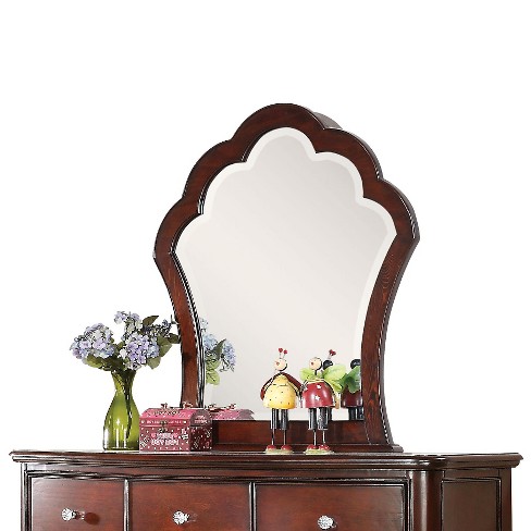 Cecilie Kids Dresser Mirror Cherry Acme Furniture Target