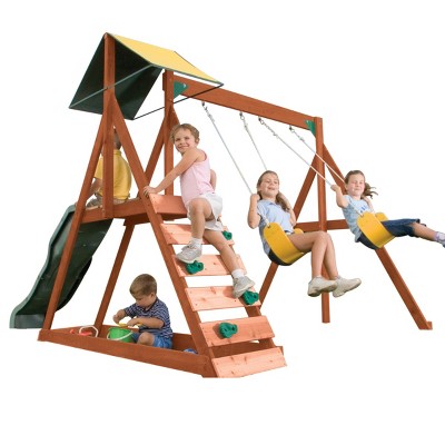 target wooden swing sets