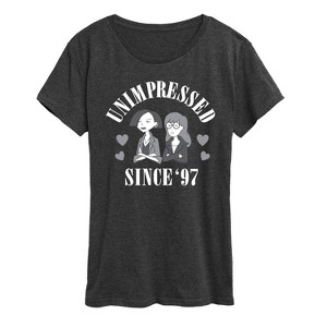 Women's - Daria - Unimpressed Short Sleeve Graphic T-Shirt - 1 of 4