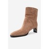 Nordy - Cognac Suede Leather Boot (Women) cognac suede 8 Forever & Always Shoes US - 4 of 4