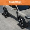 4 Pcs Car Dolly, 6000LBS Load Capacity Wheel Dolly, 12x16Inch Trailer Mover Vehicle Dolly, for Cars, Trucks, Trailers, Motorcycles - 4 of 4
