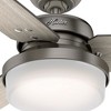 Hunter Fans 44" Sentinel Lighted Ceiling Fan Brushed Slate Finish with Integrated LED and Handheld Control - 4 of 4