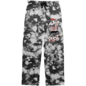 Taz Looney Tunes Made To Order Men's Black Sleep Pajama Pants - 1 of 3