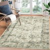 Washable Vintage Floral Living Room Rugs, Distressed Print Non Slip Bedroom Carpet, Retro Accent Large Dining Room Kitchen Rugs for Home Office - 4 of 4