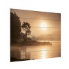 Trademark Fine Art GS Photo Misty Morning on Hidden Lake Wood Slat Art - 2 of 4