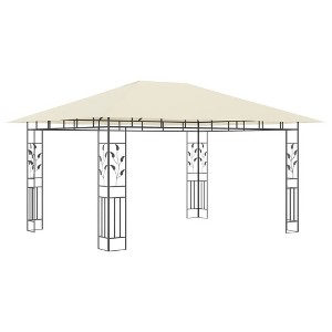 vidaXL Gazebo with Mosquito Net 13.1'x9.8'x9' Cream 0.6 oz/ft² - 1 of 4