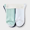 Women's Shimmer and Solid Fine Ribbed 6pk Crew Socks - A New Day™ 4-10 - 2 of 3