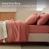 Cotton Tencel Sheet - Luxury Hotel Bedding Set, Soft, Cooling & Breathable for Hot Sleepers, Deep Pocket Up to 16 Inches - 4 of 4
