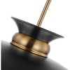 Nuvo Lighting Perkins 1 - Light Pendant in  Matte Black/Burnished Brass - 2 of 4