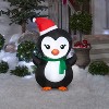Gemmy Christmas Inflatable Penguin, 3.5 ft Tall, Multi - 2 of 4