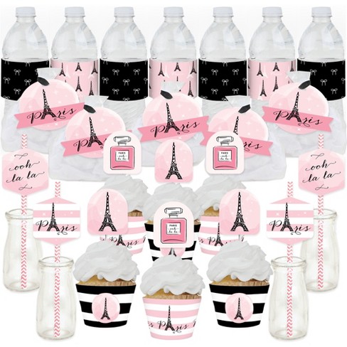 Big Dot Of Happiness Paris, Ooh La La - Paris Themed Baby Shower Or  Birthday Party Favors And Cupcake Kit - Fabulous Favor Party Pack - 100  Pieces : Target