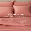 Cotton Tencel Sheet - Luxury Hotel Bedding Set, Soft, Cooling & Breathable for Hot Sleepers, Deep Pocket Up to 16 Inches - 3 of 4
