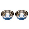 Country Living Set of 2 Heavy Gauge Stainless Steel Dog Bowls - Non-Skid, Durable & Rust-Resistant - 2 of 4