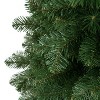 Home Imports Emporium Full Body Pre-Lit Pine Artificial Christmas Tree with White LED Lights Hinged Branches & Metal Base, Available in 6ft and 7.5ft - 3 of 4