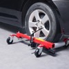 VEVOR Wheel Dolly,Max Capacity 1500 Lbs Car Dolly, Car Jack Dolly Lifter with 360° Rotatable Wheels,Vehicle Positioning Hydraulic Tire Jack,Silver&Red - 2 of 4