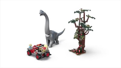  LEGO Jurassic World Brachiosaurus Discovery 76960 Jurassic Park  - Juguete de dinosaurio del 30 aniversario; con una gran figura de  dinosaurio y juguete de automóvil Jeep Wrangler construido en : Juguetes y  Juegos