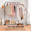 SKONYON Garment Rack with Storage Shelves and Hanging Hooks - 4 of 4
