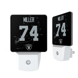 NFL Las Vegas Raiders Players Game Tactic Night Light 2-Pack - 1 of 4