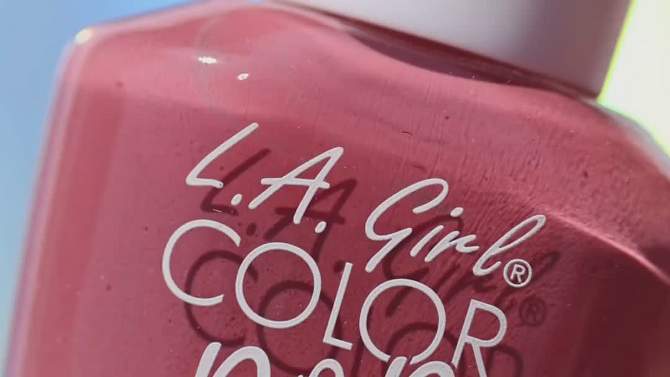 L.A. Girl Color Nail Polish - 0.47 fl oz, 2 of 6, play video