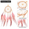 Unique Bargains Small Handmade Macrame Dream Catchers for Home Decoration 2 Pcs - 4 of 4