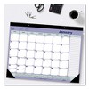 Monthly Desk Pad Calendar, 21.25 x 16, White/Blue/Green Sheets, Black Binding, Black Corners, 12-Month (Jan to Dec): 2025 - 4 of 4