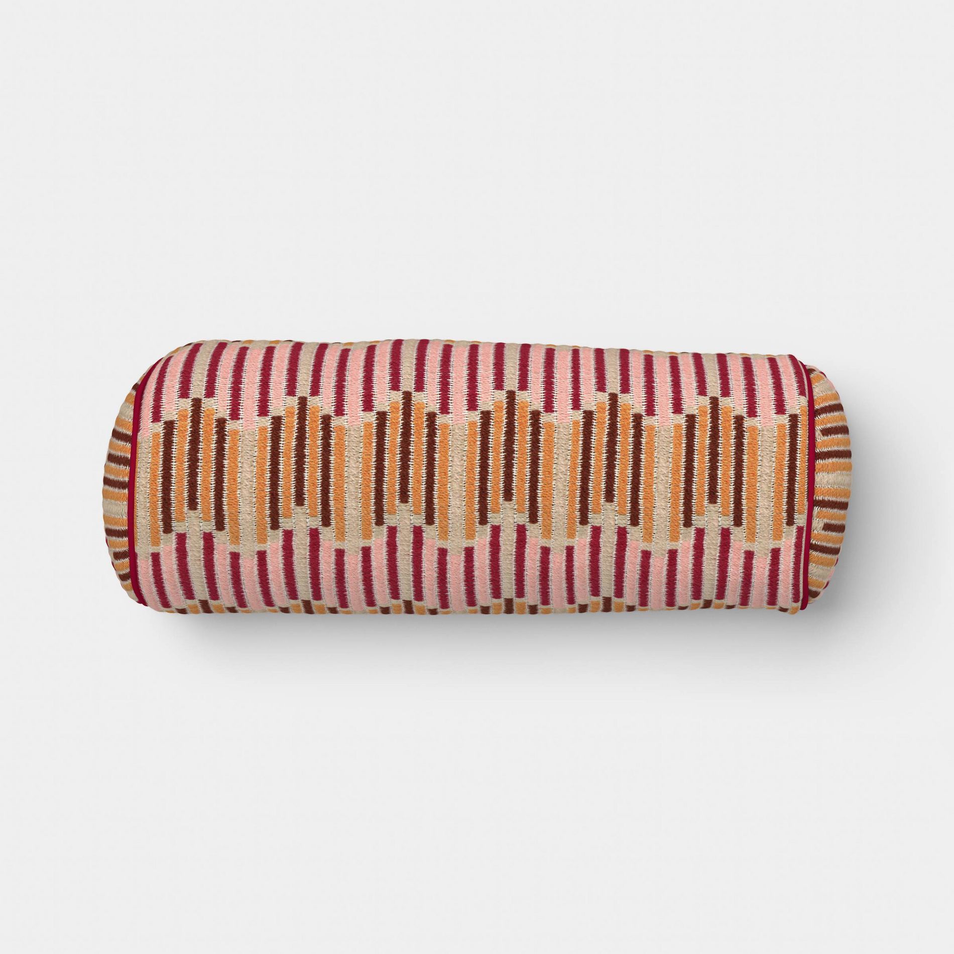 8"x20" Geo Wave Print Bolster Outdoor Back Cushion - Threshold™