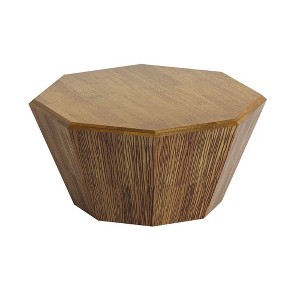 NicBex Modern 31.5" Octagonal Coffee Table with Wood Frame for Living Room - 1 of 4