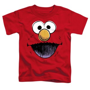 Toddler Boys' Sesame Street Elmo Retro Sketch Face T-Shirt - 1 of 3