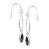 Silpada 'Dark Halo' Natural Black Agate Drop Earrings in Sterling Silver - 3 of 4