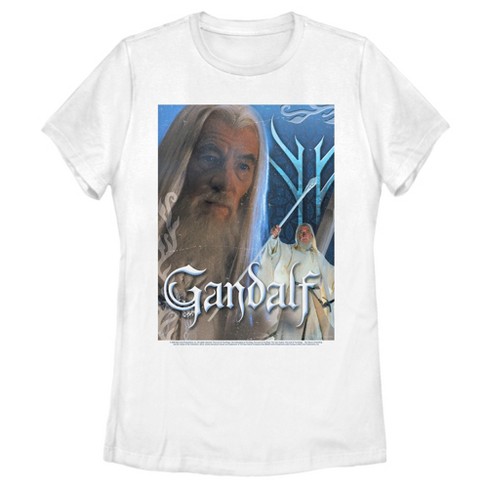 Creature Contraction solar Women's The Lord Of The Rings Two Towers Gandalf The White T-shirt : Target