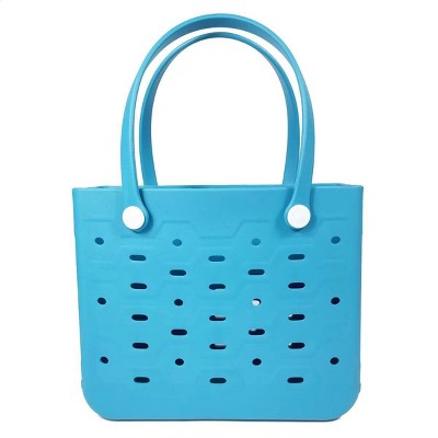 FATMOON Large Rubber Beach Bag for Men & Women, Large Capacity Travel Tote Bag for the Beach Boat Pool