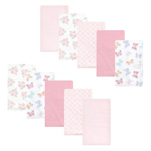 Luvable Friends Hudson Baby Flannel Burp Cloths 10pk - 1 of 2