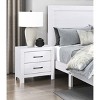 NicBex 2 Drawer Dresser for Bedroom,Modern Style Drawers with Black Handle,Dressers for Kids Room,Living Room,Entry and Hallway,White - 2 of 4