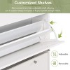KTMBDW Shoe Cabinet with 3 Flip Drawers and 3 Hooks, Hidden Wood Shoe Cabinet, Freestanding Shoe Storage Cabinet for Entryway Hallway - 3 of 4