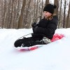 Emsco ESP 37" Dayglow Sno Sprint Racer Sled - Bright Neon Colors Glow in Sunlit Snow - 4 of 4